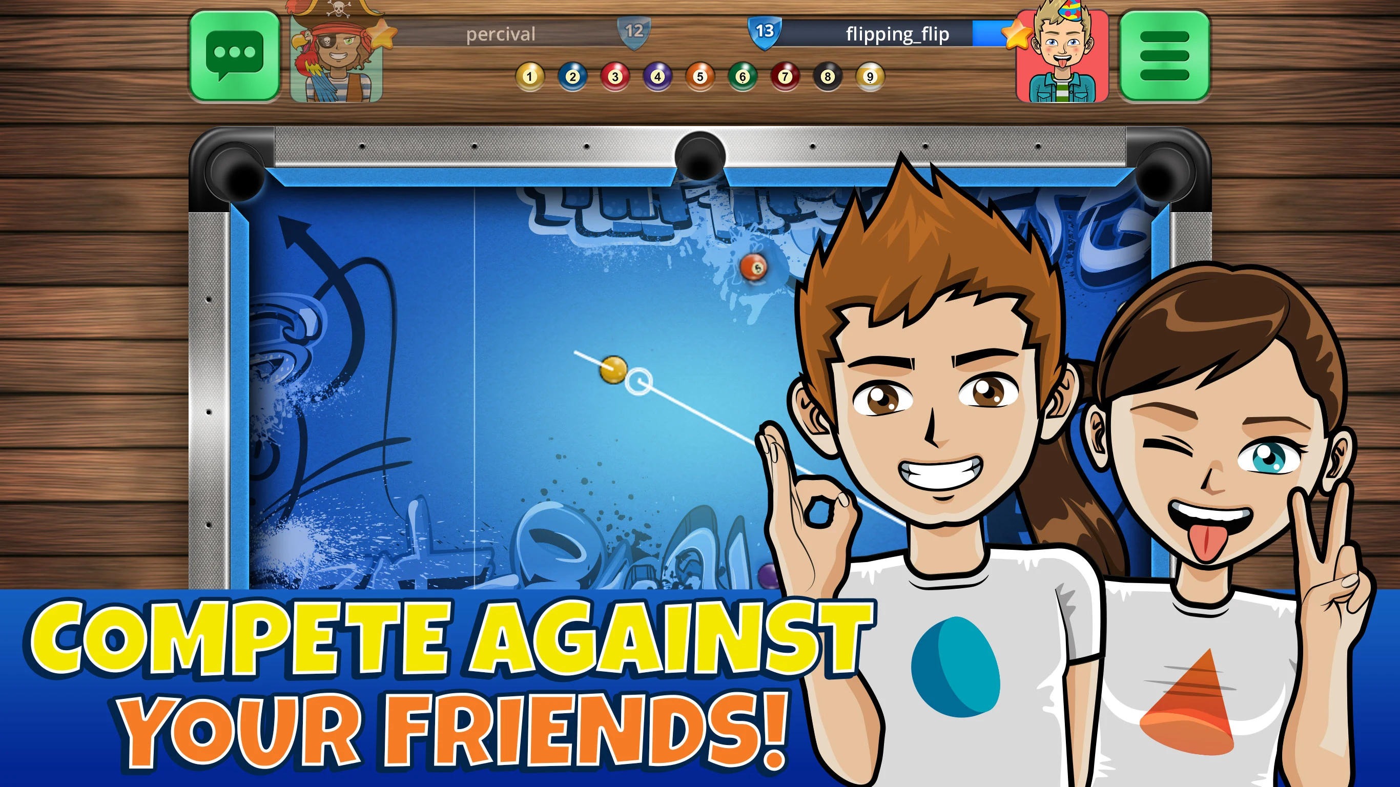 9 Ball Pool Casual Arena screenshot